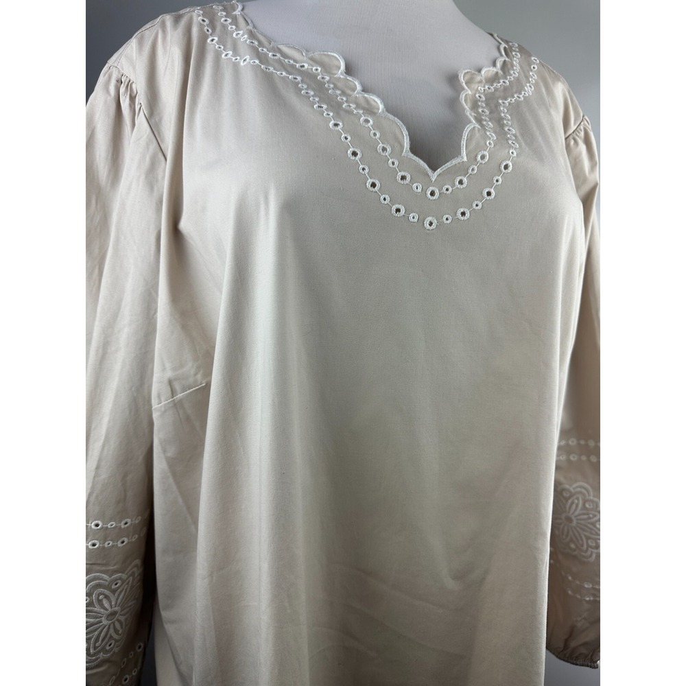 Bellisima Kim Gravel Daisy Days Of Summer Boutique Top Eyelet Plus Size 4X - Picture 4 of 16